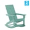 Flash Furniture Sea Foam Modern Poly Resin Adirondack Rockers, 2PK JJ-C14709-SFM-2-GG - alternate 9